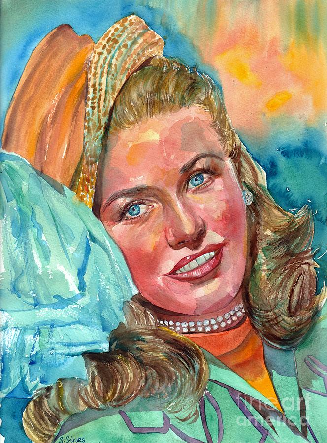 Ginger Rogers Painting - Ginger Rogers by Suzann Sines