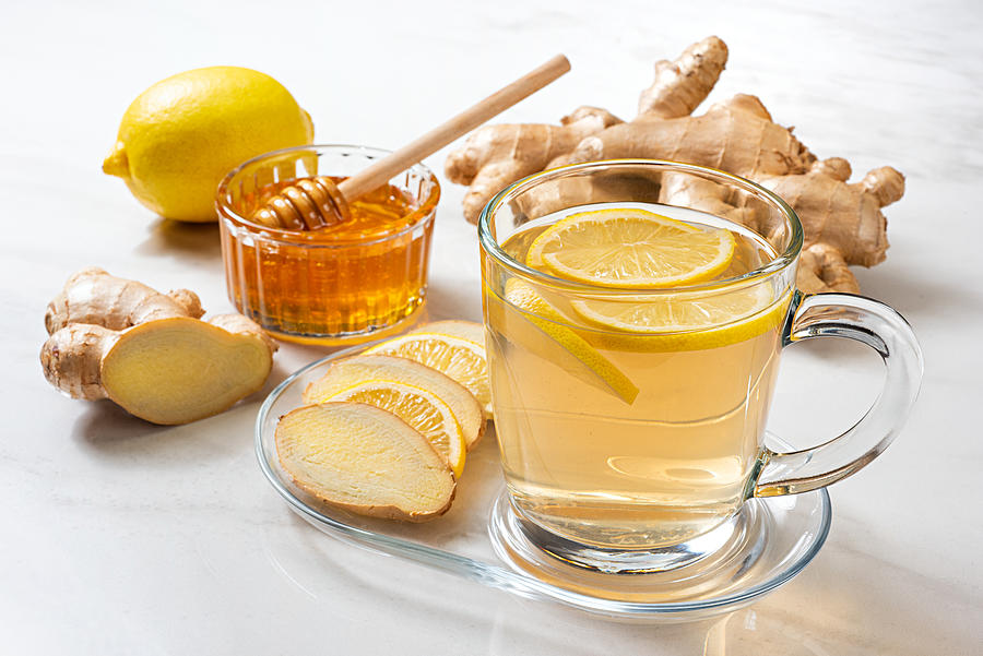 Ginger Tea with Lemon and Honey Photograph by Burcu Atalay Tankut