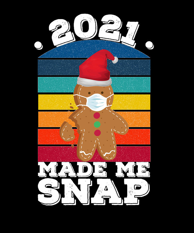 Gingerbread Man Oh Snap 2021 Digital Art by Maria Bure - Pixels