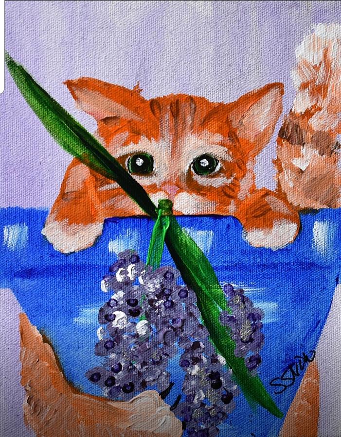 Ginger Painting by Susan Voidets