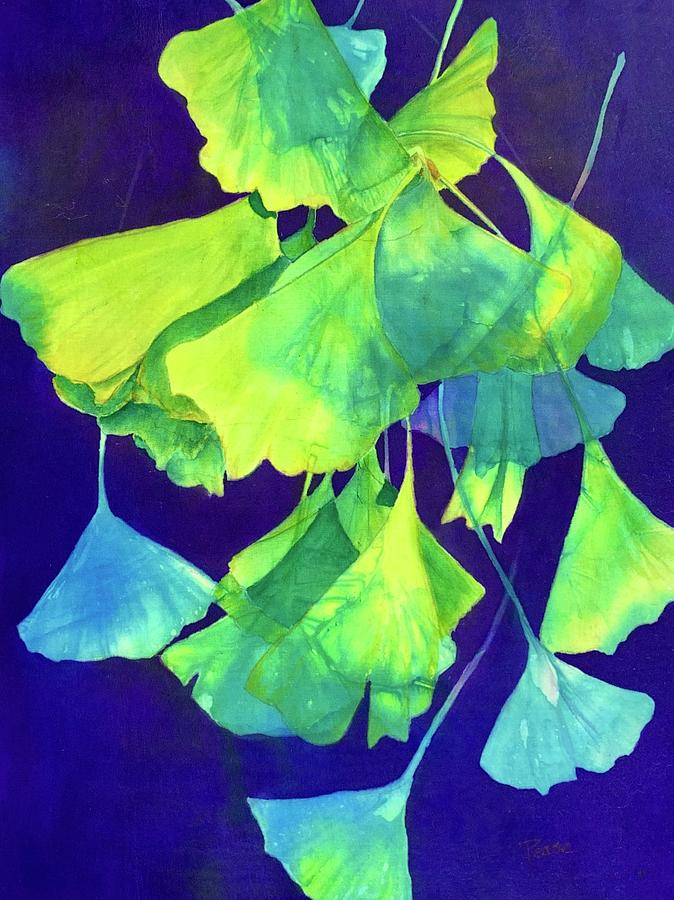 Ginkgo #3 Painting by Barbara Pease