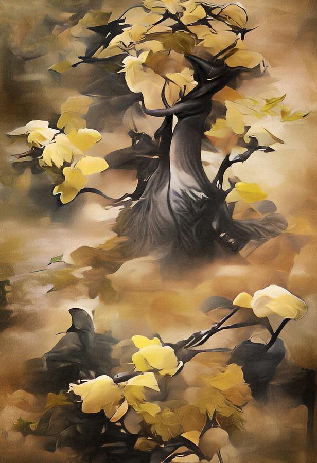 Ginkgo tree Digital Art by Jocelyn Gardner - Fine Art America