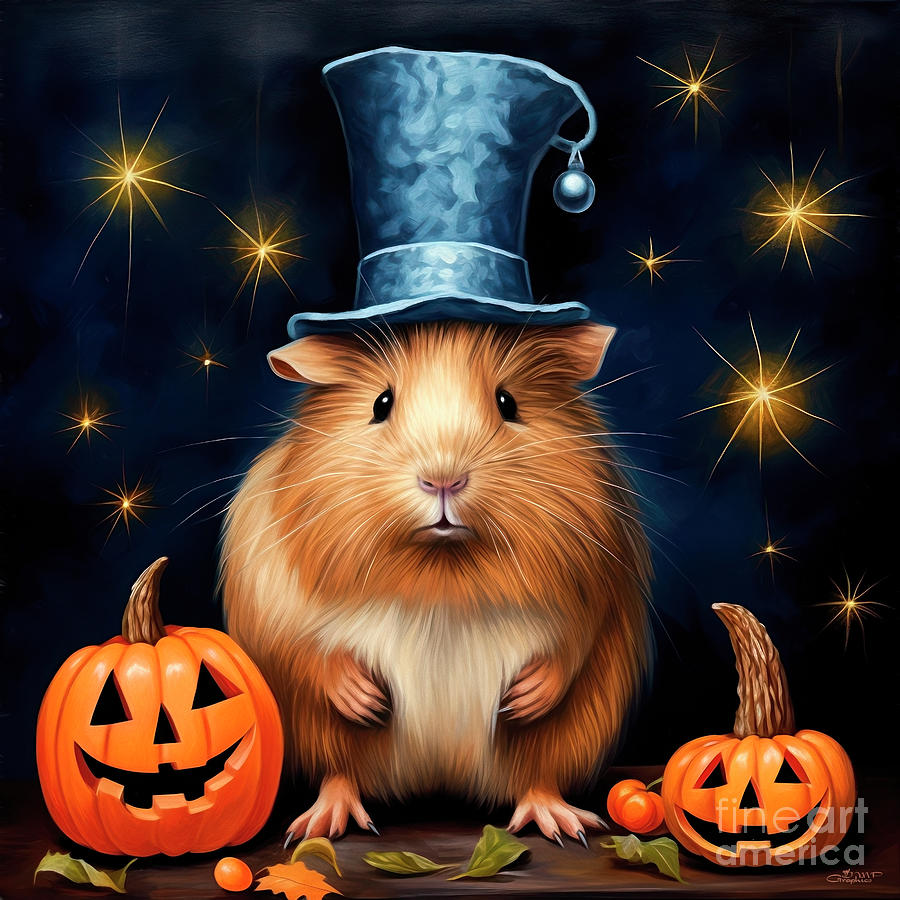 Ginnies Halloween Digital Art by Jutta Maria Pusl