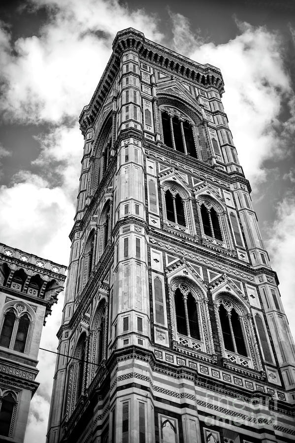 Giottos Campanile Profile in Florence Italy Photograph by John Rizzuto