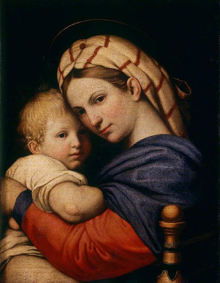 Giovanni Battista Salvi da Sassoferrato - Madonna della sedia after ...