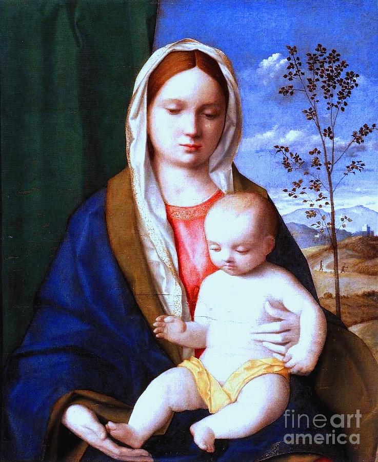 Giovanni Bellini Madonna and Child 14th Century Painting by Giovanni ...
