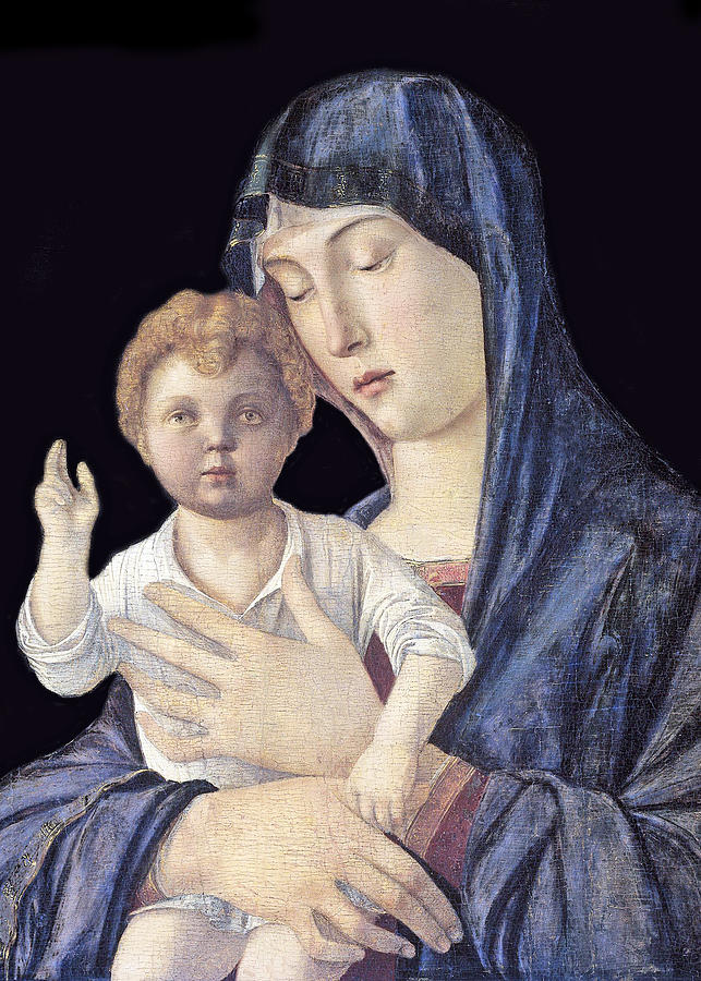 Giovanni Bellini Madonna with Child  Photograph by Munir Alawi