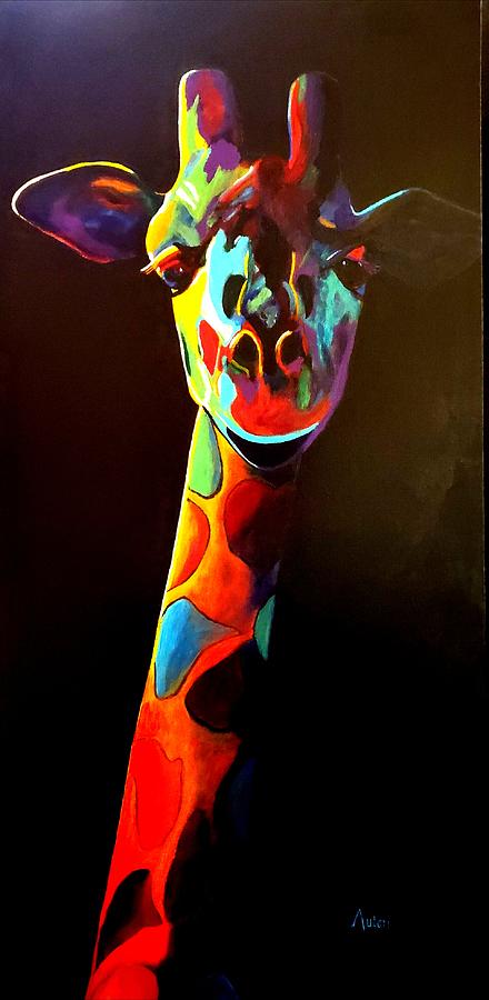 Giraff Painting by Joyce Auteri