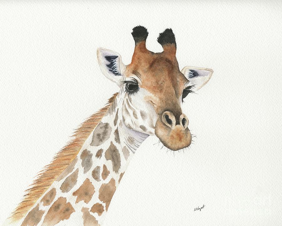 Giraffe 1 Painting by Lisa Amport - Fine Art America