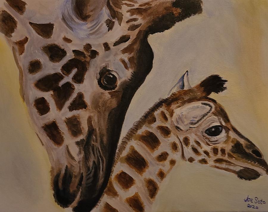 Giraffe Painting by Jose Soto Giraffe Painting by Jose Soto