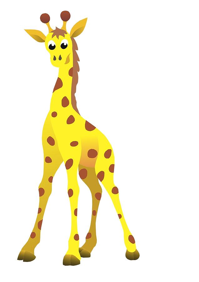 Giraffe Digital Art by Robert Libby