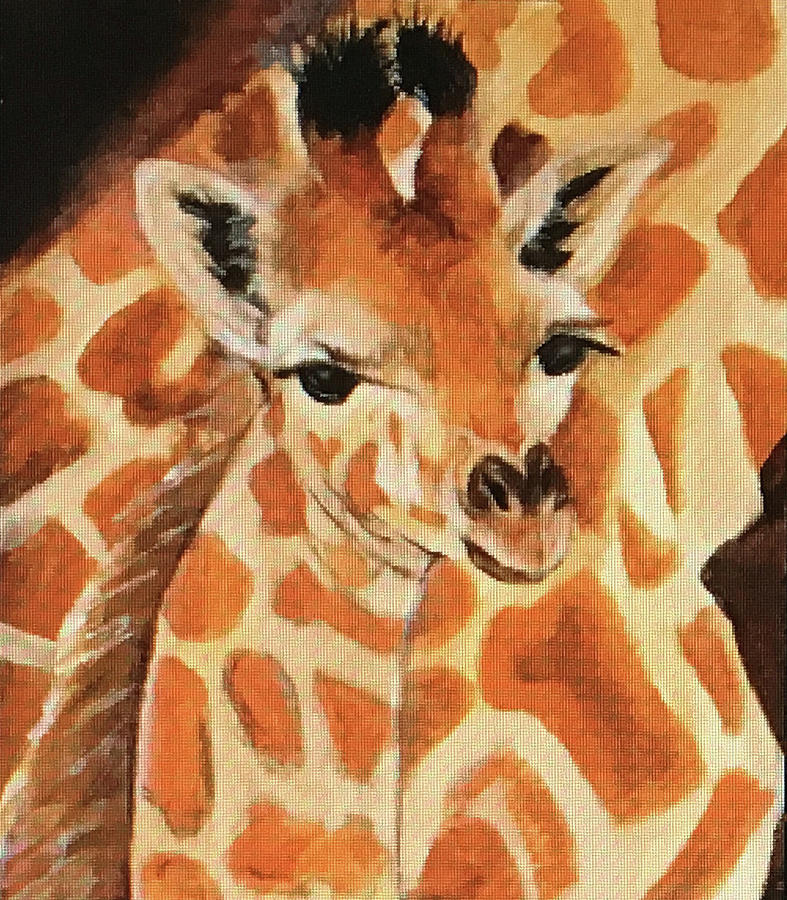Giraffe Painting by Tammy Pool