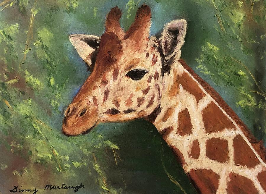 Giraffe Pastel by Virginia Murtaugh - Fine Art America