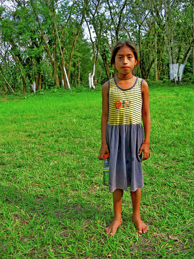 Girl at Agua Clara in Chiapas Mexico Photograph by Lorena Cassady