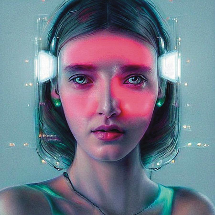 Girl From The Future Digital Art by Bennazrie Khan - Fine Art America