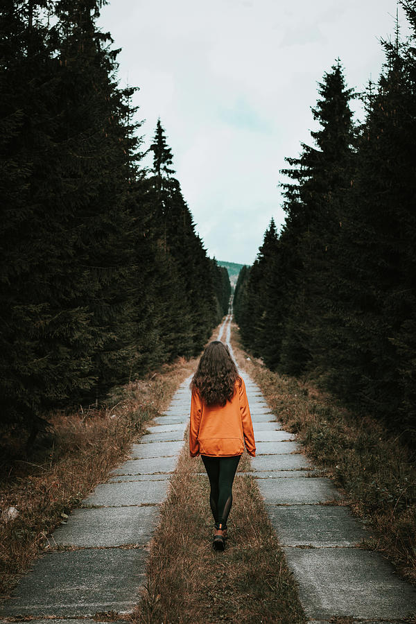 Girl In Nature Photograph