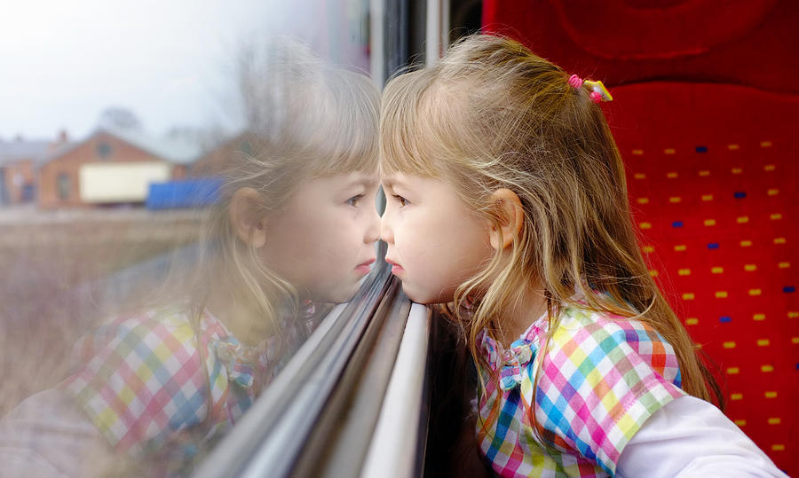 Girl in the train Photograph by Copyright Craig Convery Photographic