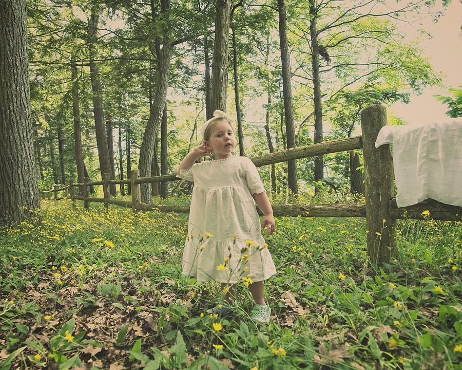 Girl in the Woods #1 Photograph by LuAnn Griffin - Fine Art America