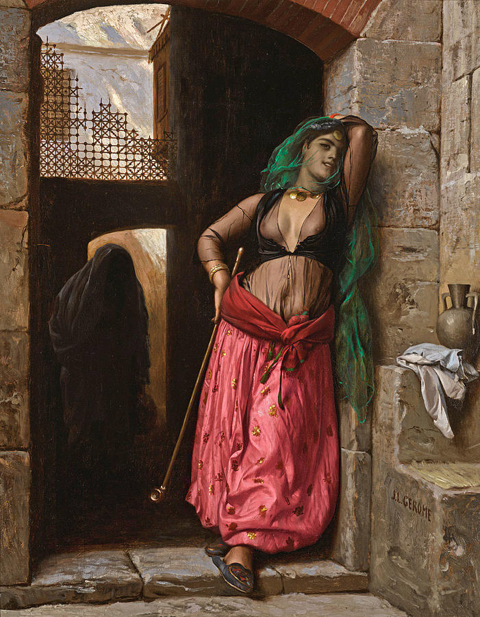 Girl of Cairo Painting by Jean-Leon Gerome