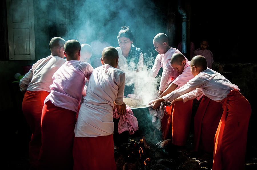 Girl Power at Kalaywa Monastery Photograph by Arj Munoz Girl Power at Kalaywa Monastery Photograph by Arj Munoz
