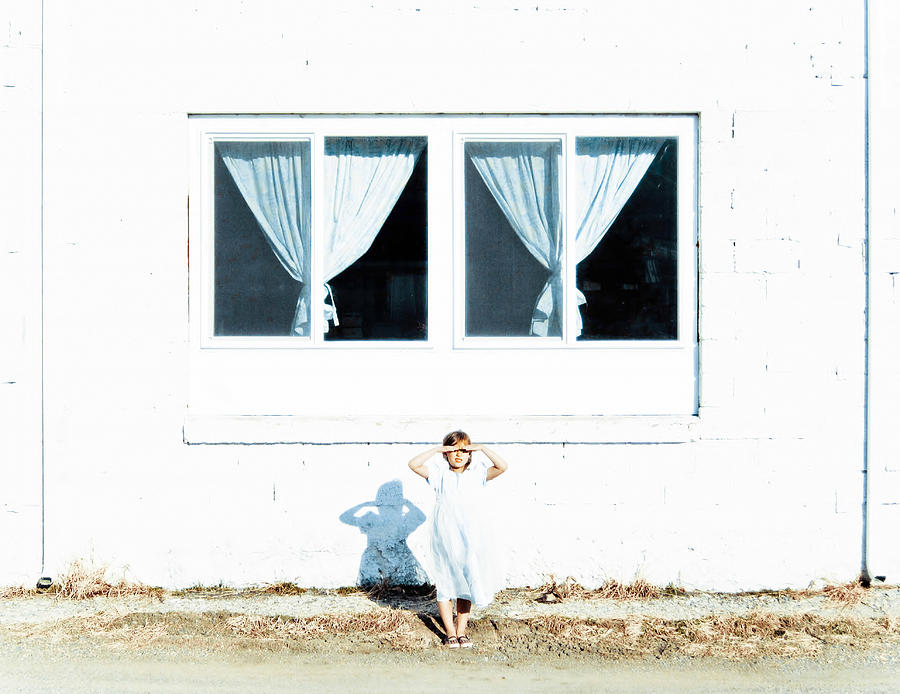 Girl Standing by Window Photograph by Harpazo_hope