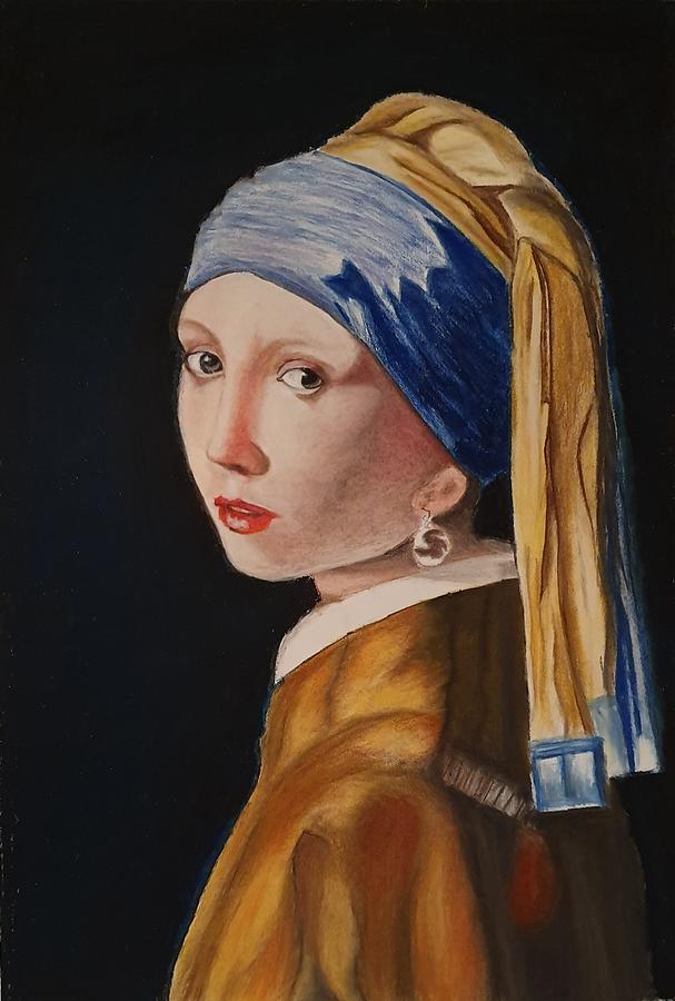 Girl with a pearl earring Painting by Vincent Yu - Fine Art America