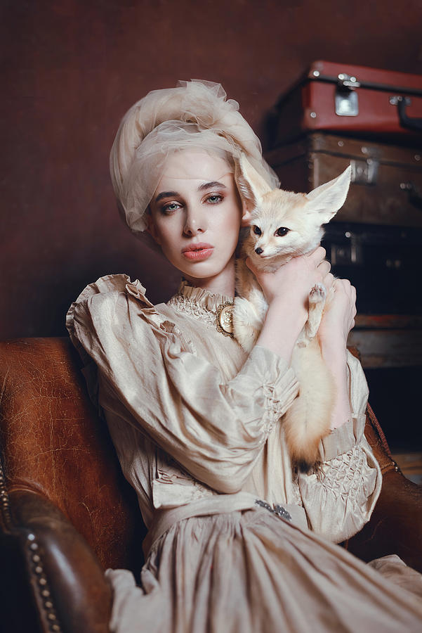 Girl with fenech Photograph by Anastasiya Dobrovolskaya