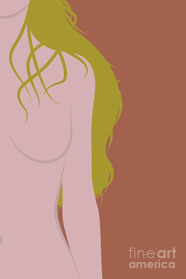 Girl With The Golden Hair Digital Art by Clayton Bastiani