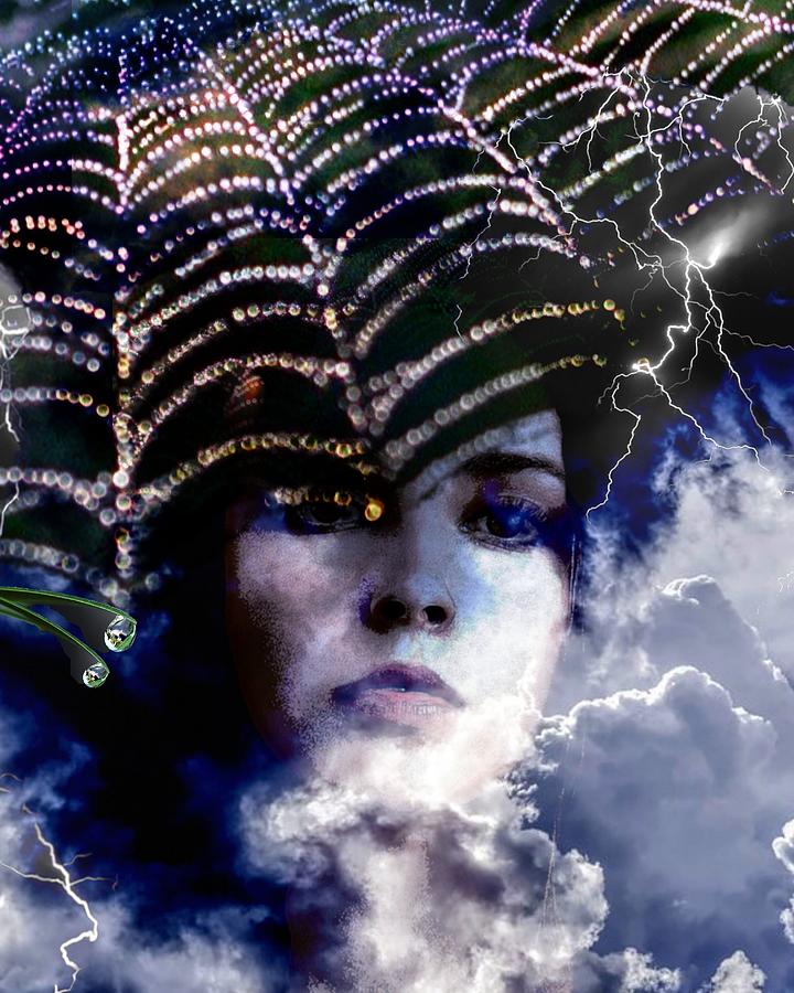 Fantasy Digital Art - Girl with umbrella by Gunilla Munro Gyllenspetz Fantasy Digital Art - Girl with umbrella by Gunilla Munro Gyllenspetz