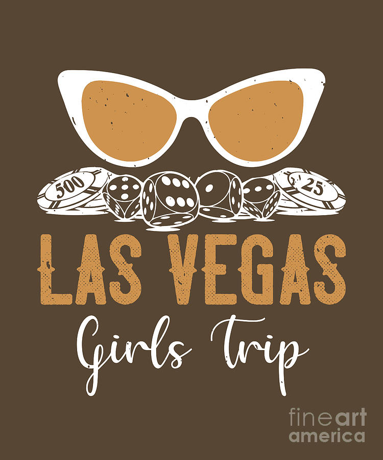 Girls Digital Art - Girls Trip Gift Las Vegas Girls Trip Funny Women by Jeff Creation