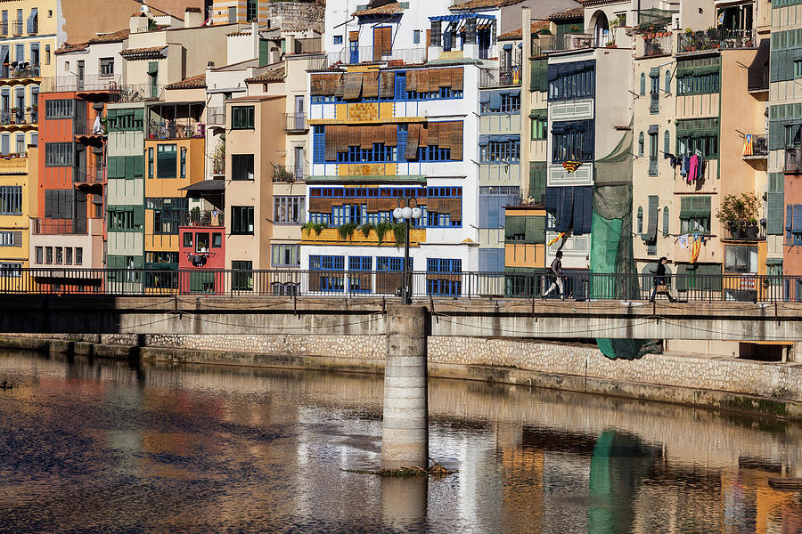 Girona City Riverside Houses Photograph by Artur Bogacki