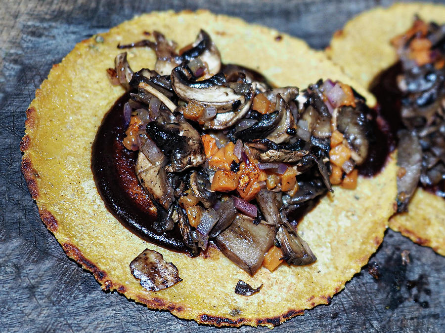 Gitano Mushroom Tacos Photograph by Rebecca Dru