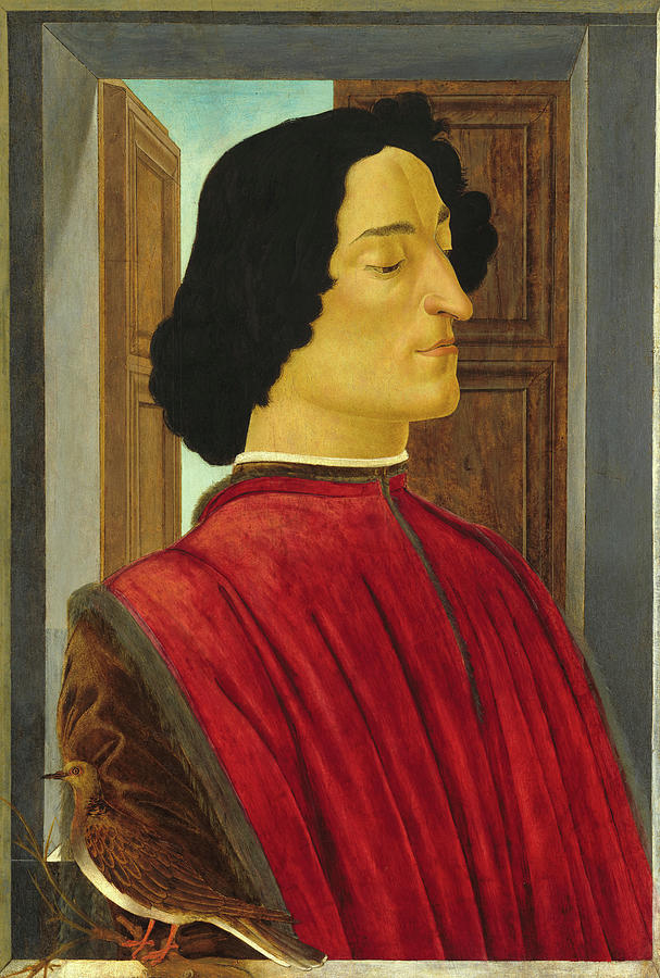 Giuliano de' Medici, 1478-1480 Painting by Sandro Botticelli - Pixels