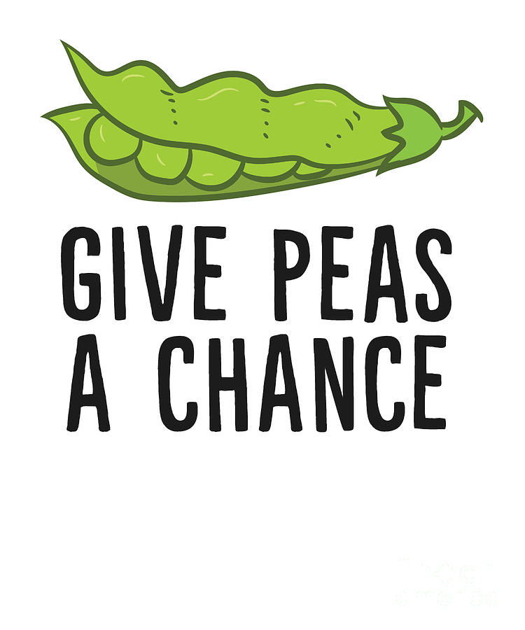 Give Peas A Chance Vegan Vegetarian Peas Vegetable Peas Tapestry ...