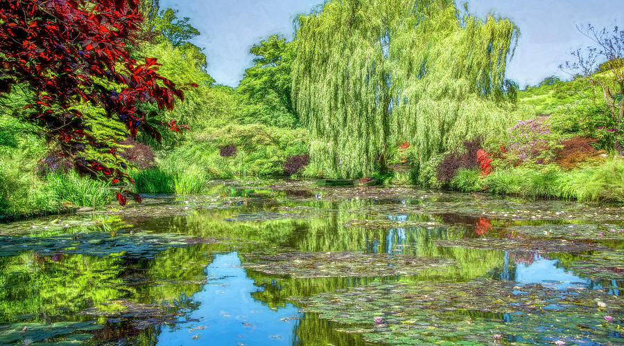 Giverny,  A Visit With Monet Photograph by Marcy Wielfaert