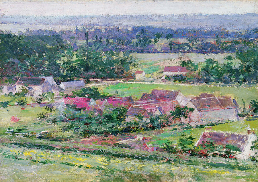 Giverny, circa 1889 Painting by Theodore Robinson