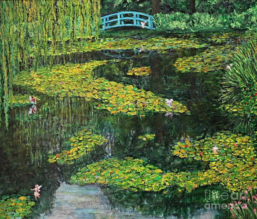 Giverny Painting by Richard Wandell