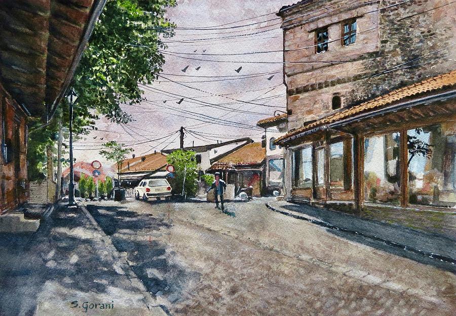 Gjakova Today Painting by Geni Gorani