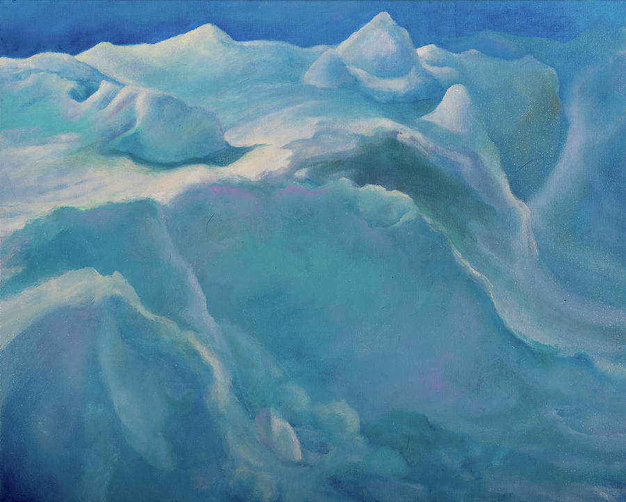 Glacial Painting by Carol Klingel