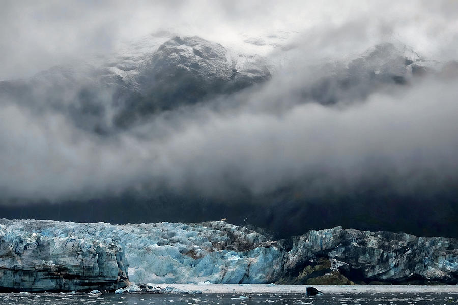 Glacier Photograph - Glacier and Mountains by Rick Lawler Glacier Photograph - Glacier and Mountains by Rick Lawler