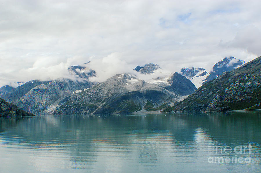 Glacier Bay Alaska on a crisp and cold September morning.  Photograph by Gunther Allen