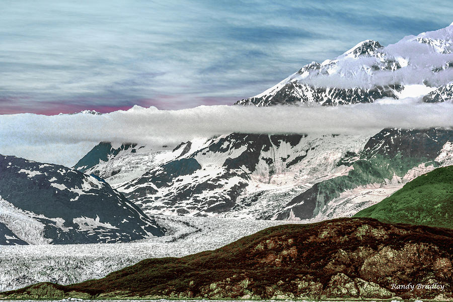 Glacier Bay Mountain Alaska  Photograph by Randy Bradley