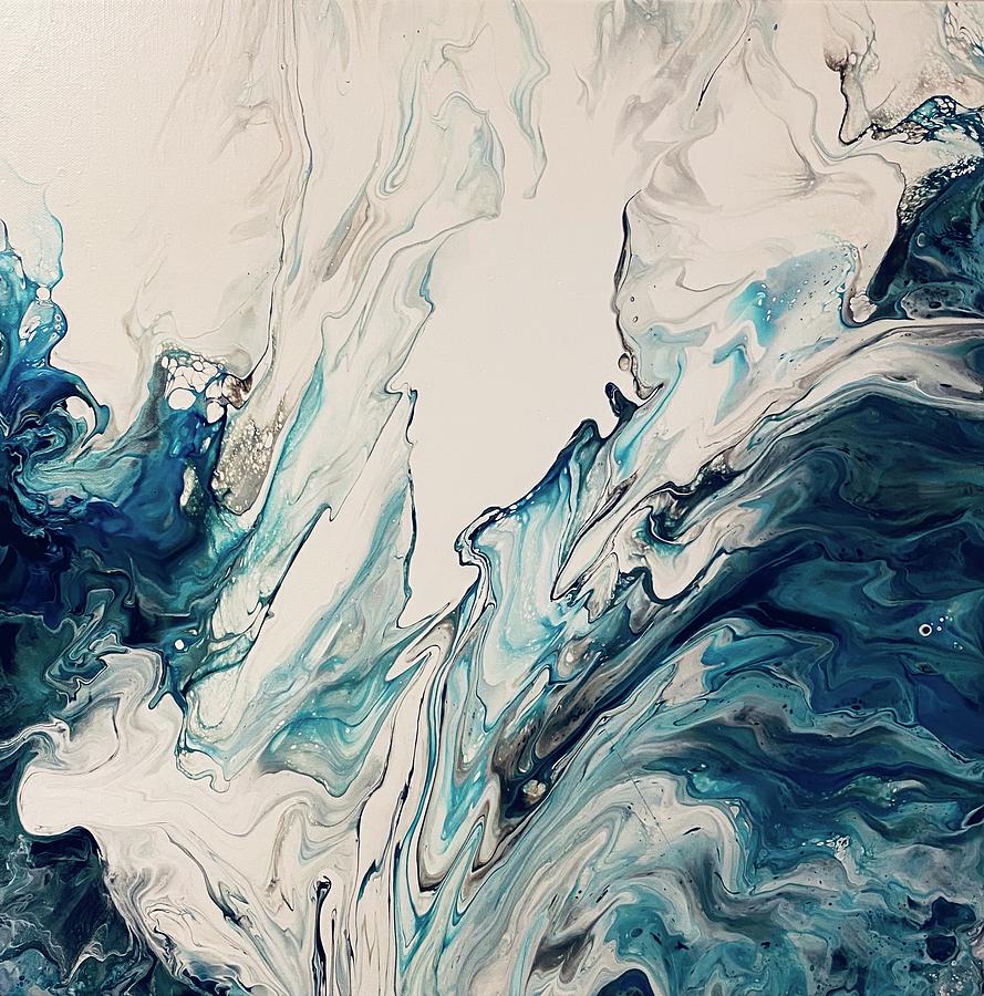 Glacier Break 2 Painting by Robin Smith