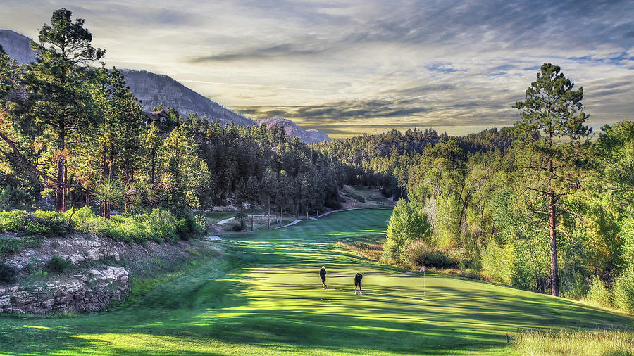 Glacier Golf Club Durango Colorado Hole 17 Photograph by Ryan Barmore