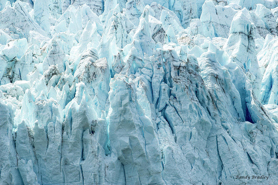 Glacier Ice  Photograph by Randy Bradley