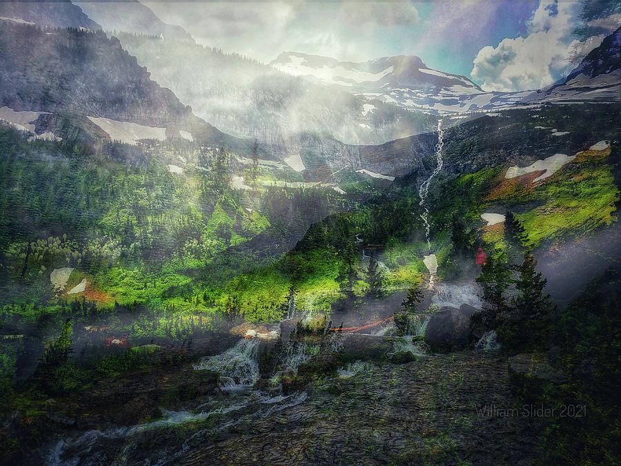 Glacier National Park 01 Digital Art