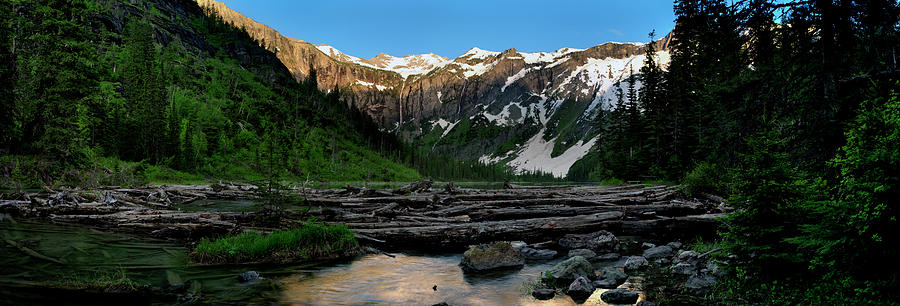 Glacier National Park Avalanch Lake Photograph by Sonny Ryse