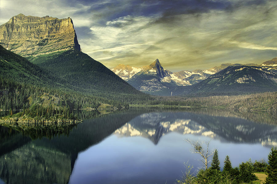 Glacier National Park Photograph by James Bethanis