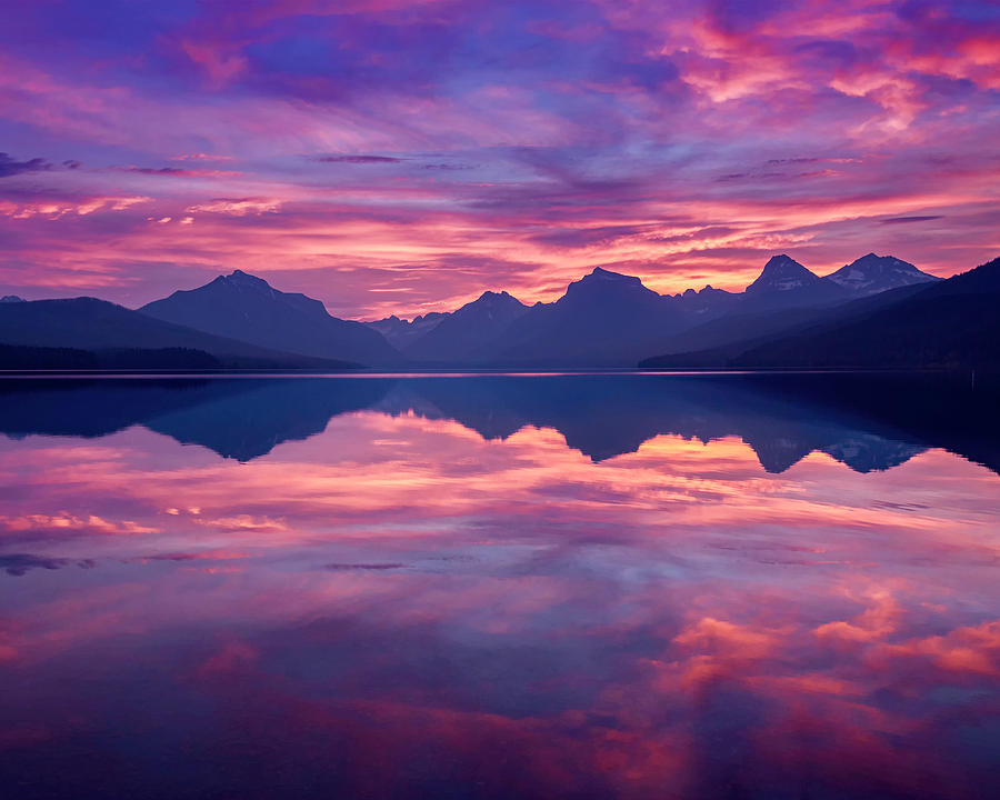 Glacier National Park Lake McDonald Sunrise Photograph by Gigi Ebert