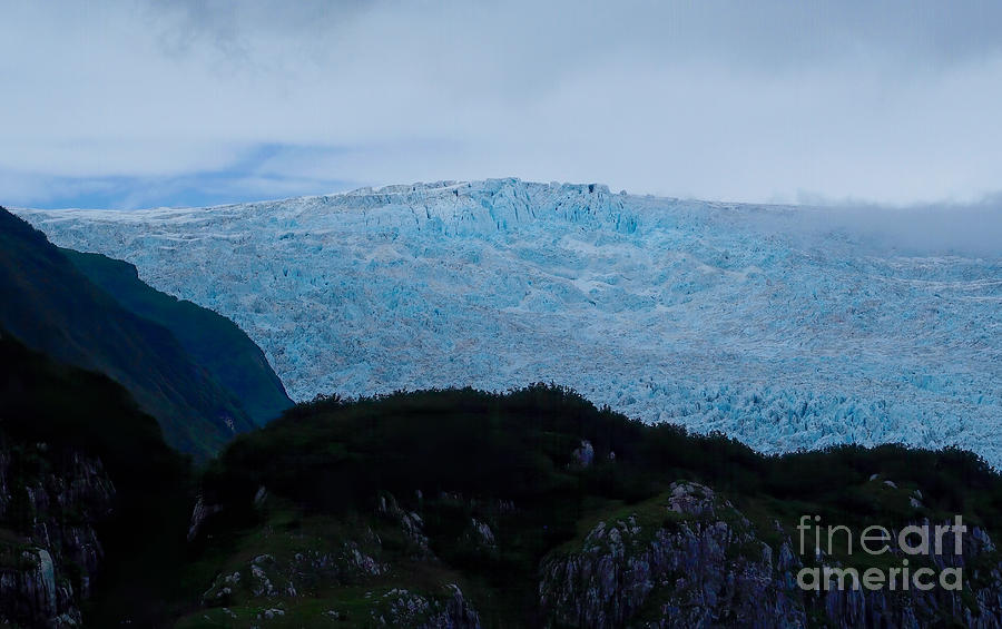 Glacier on Alaskas Kenai Fjord National Park  Photograph by L Bosco